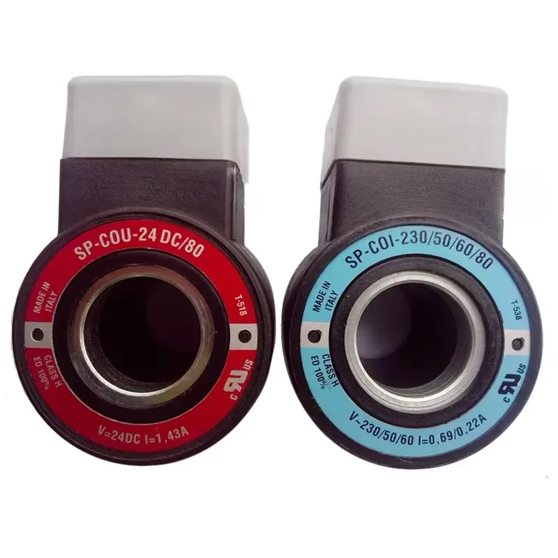 SP-COU-24DC/80 Solenoid Valve Coil 24V DC Replacement Part for Industrial Automation Control System High Quality