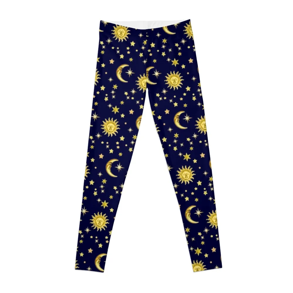 

Sun, Moon & Stars Leggings push up legging Women's high waist sports tennis for leggins push up woman Womens Leggings