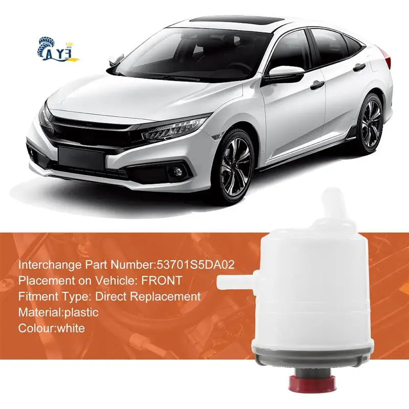 AY03-53701-S5D-A02 Масляный бак насоса гидроусилителя рулевого управления Резервуар для жидкости Бутылка масляного бака для HONDA CIVIC ES1 ES5 ES8 2001-2005