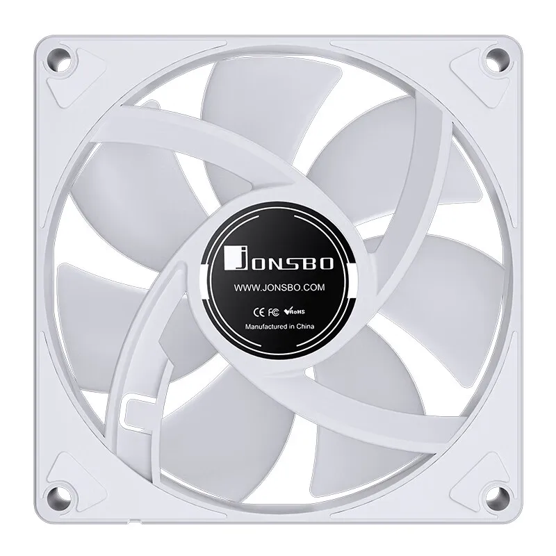 Jonsbo SL-925 Ventilador para caixa de computador 92mm 5V 3PIN ARGB Efeito de luz Ventilador de resfriamento de CPU 12V 4PIN PWM Ventilador para caixa de PC SL-925W Ventilador silencioso de ar