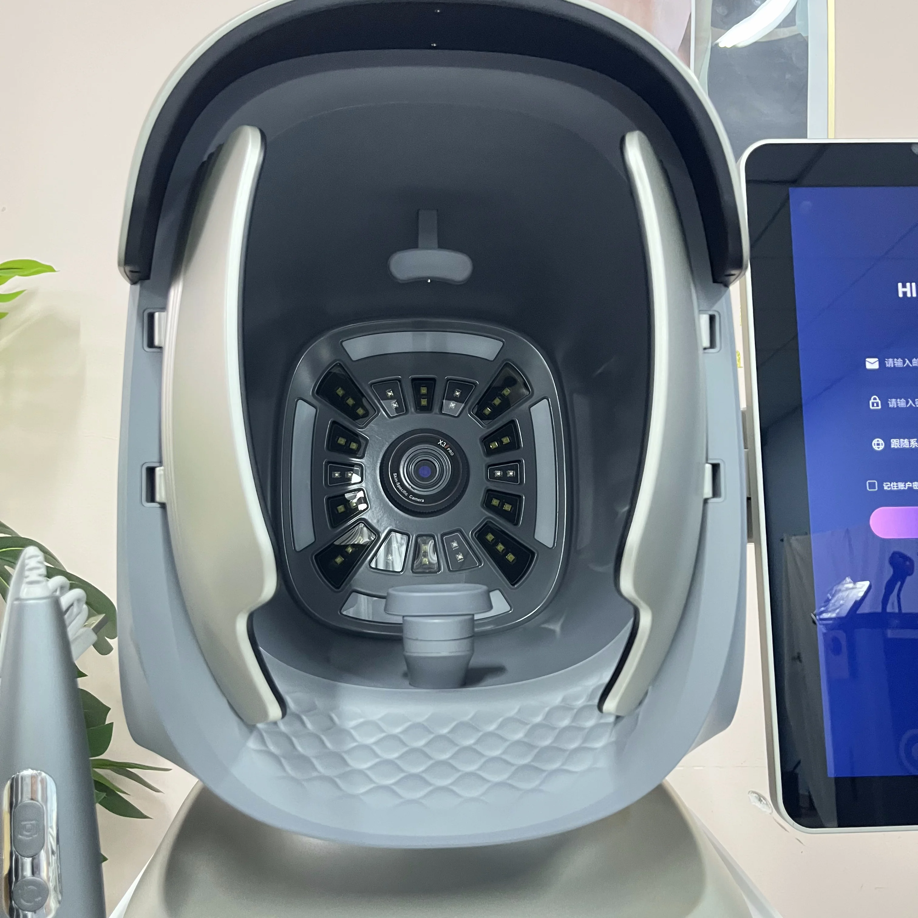 3D Facial Skin Analyzer Machine X3 pro with 8 Light Spectrum Skin Analysis Scanner for Comprehensive Facial Skincare Analysis