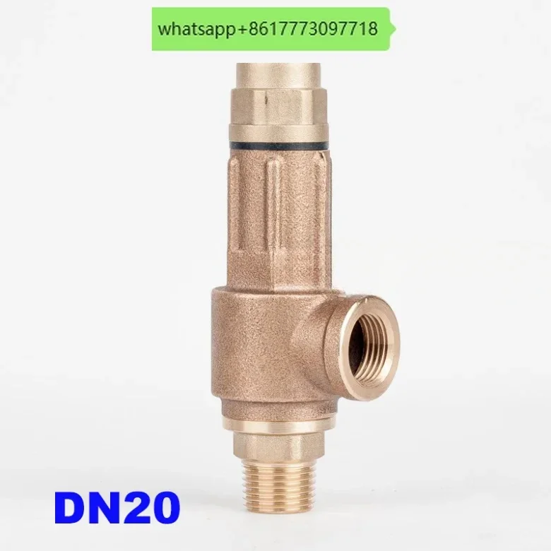 

S10 S10L Bronze Safety Valve Steam Adjustable Pressure Full Copper 3/4 Thread DN20 10/20/30bar Pressure Relief Valve With Handle
