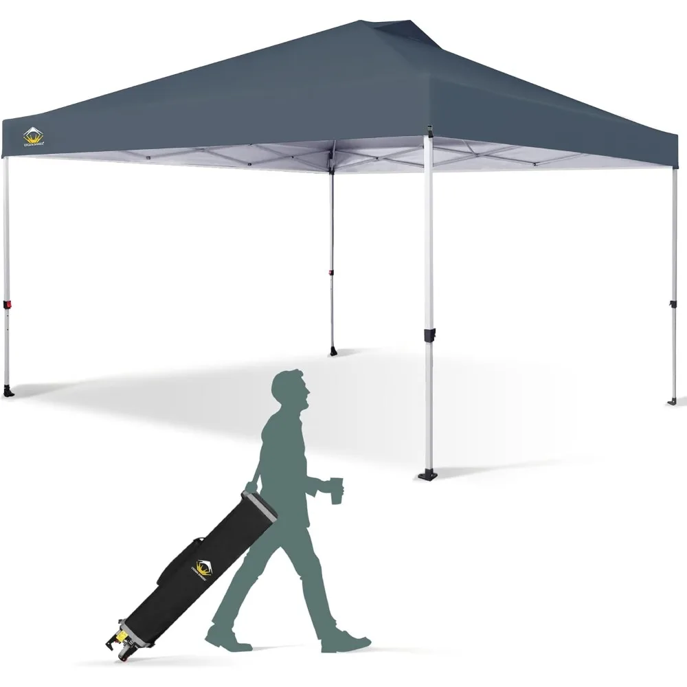 

12x12 Pop Up Canopy - Beach Tent with One Push Setup - Easy Outdoor Sun Shade Shelter, Parties - Gazebo with Cover Bag