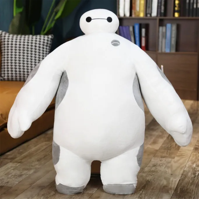 [Disney] Large size 150cm Big Hero 6 super big Mascot Baymax Plush toy soft cotton doll model Only Cover(No filling) with zipper