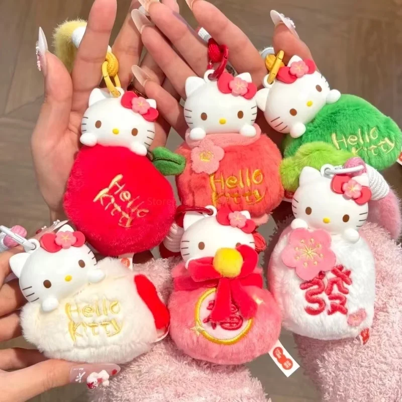 

Оригинальная серия Sanrio Hello Kitty «Новый год»: коллекционная фигурка-подвеска, ароматизатор, брелок, игрушка, подарок на день рождения