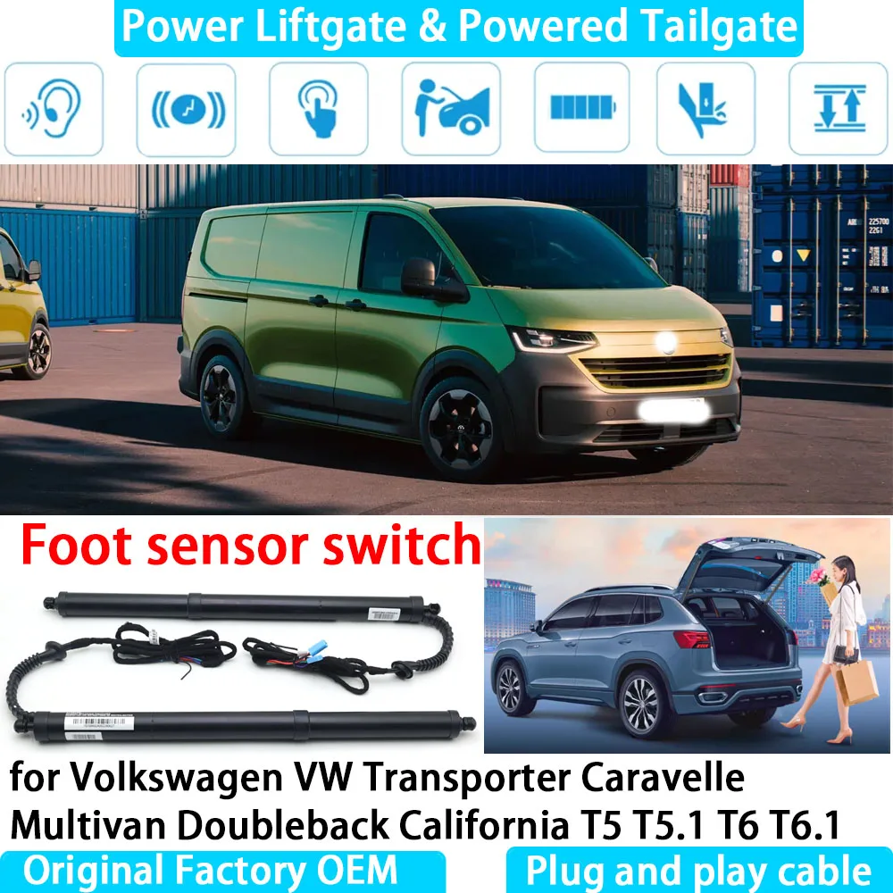 

for Volkswagen VW Transporter Caravelle Multivan Doubleback California T5 T5. Automatic Electric Power Liftgate Powered Tailgate
