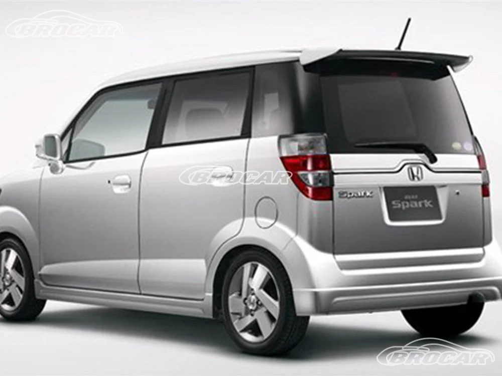 Alerón Trasero Estilo Fábrica de Alta Calidad en Material FRP Negro Brillante para Honda ZEST Spark Hatchback 2006-2013