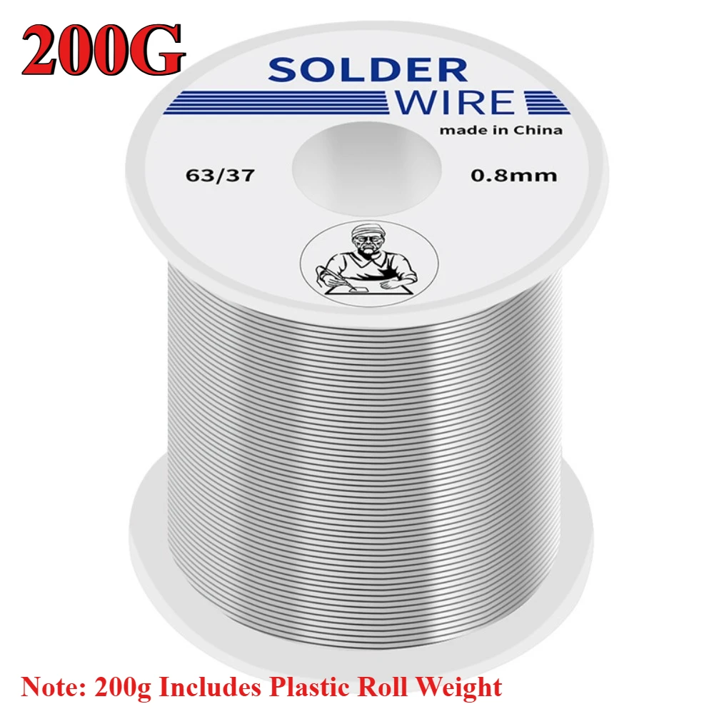 8 جرام 50 جرام 100 جرام 200 جرام عالية النقاء سلك لحام ضياء 0.6/0.8/1/1.2 مللي متر القصدير الصنوبري الأساسية لحام سلك لحام لحام كهربائي
