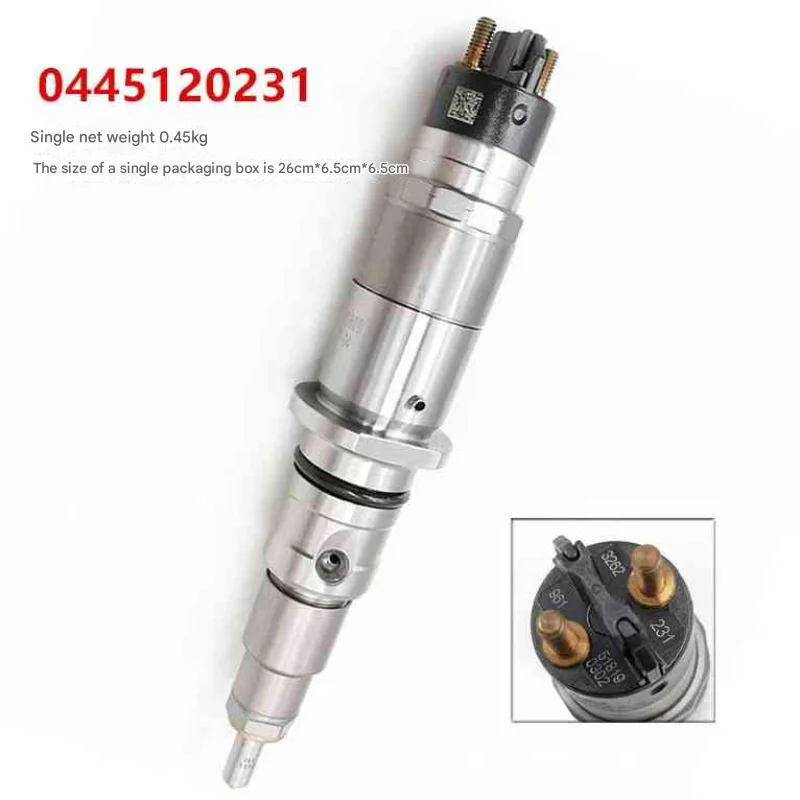 Fuel Injector 0445120231 5263262   Suitable for Komatsu 6D107 Pc200-8 Pc220-8 Engine