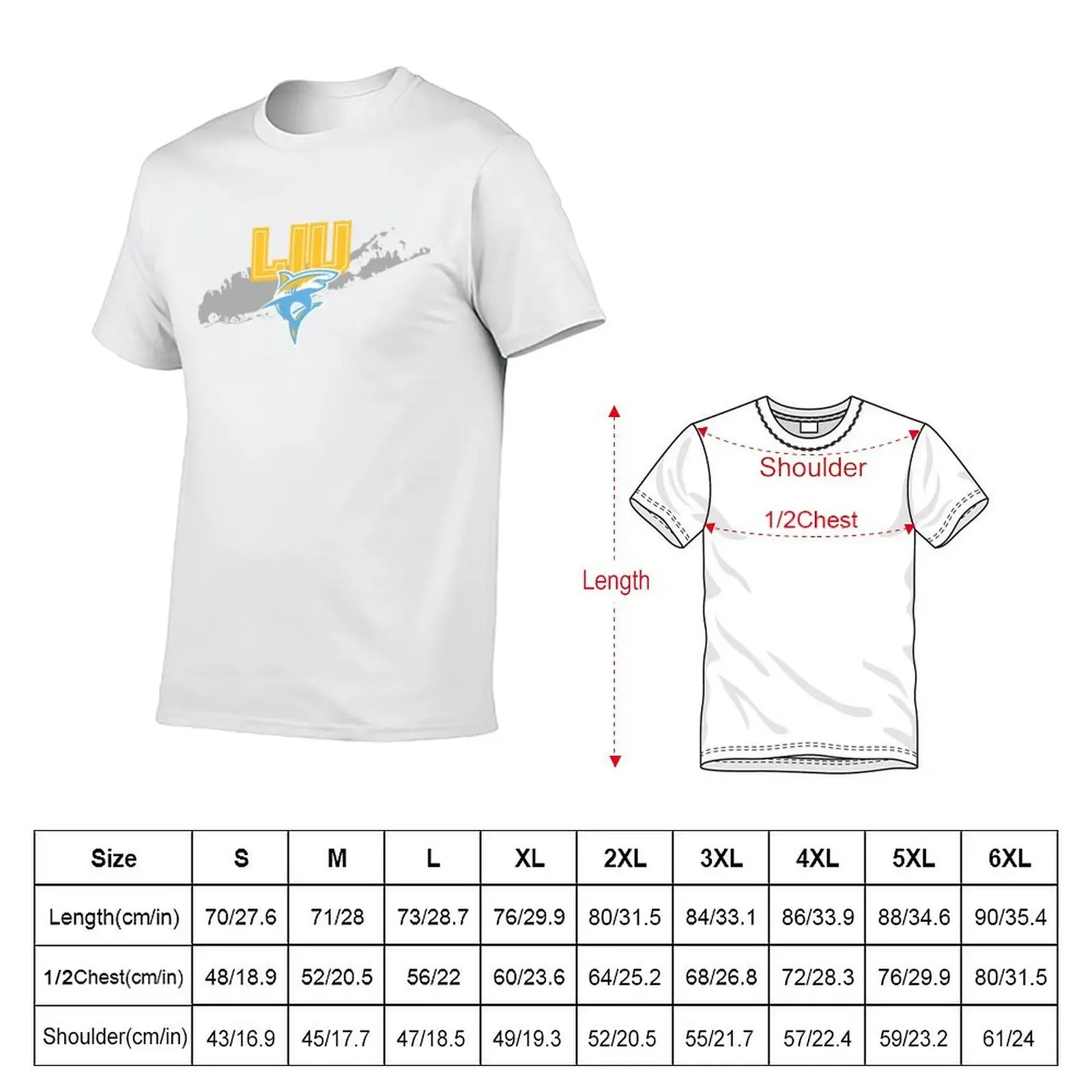 Long Island University T-Shirt custom shirt cute clothes custom t shirt sweat fitted t shirts for men