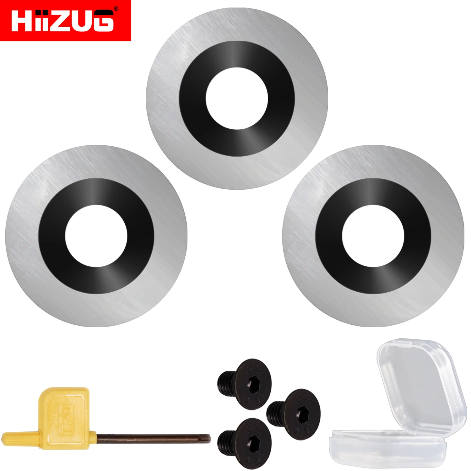 Round Carbide Inserts Turning Tool Cortadores para Torneamento de Madeira Torno Ferramentas Hollower Finisher Ferramentas de Carpintaria 16 mm × mm Pcs