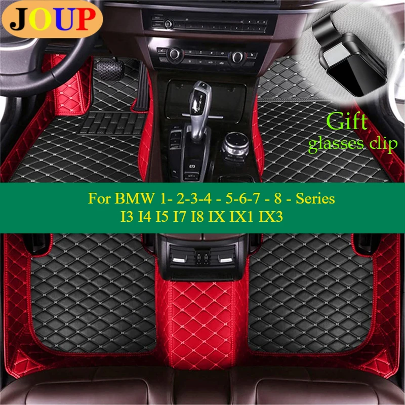 For BMW 1- 2-3-4-5-6-7-8-Series I3 I4 I5 I7 I8 IX IX1 IX3 Car Foot Mats Carpet Covers Accessories Left /Right Hand Drive