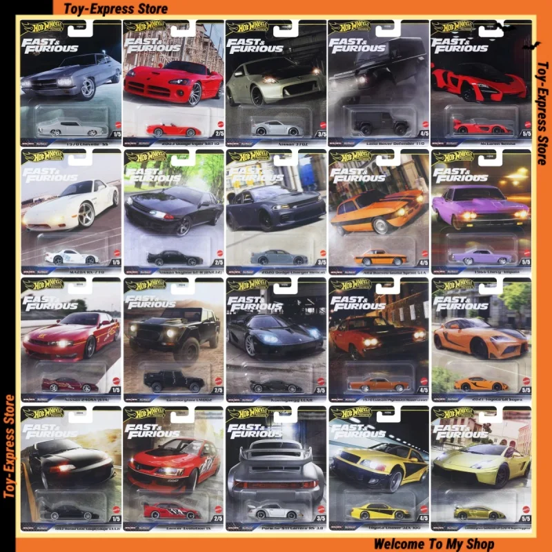 

Hot Wheels Premium 2025 Fast & Furious Hotwheels 2025 1:64 Модель автомобиля для мальчиков Детские игрушки 1/64 Литой под давлением сплав Коллекционный подарок на день рождения