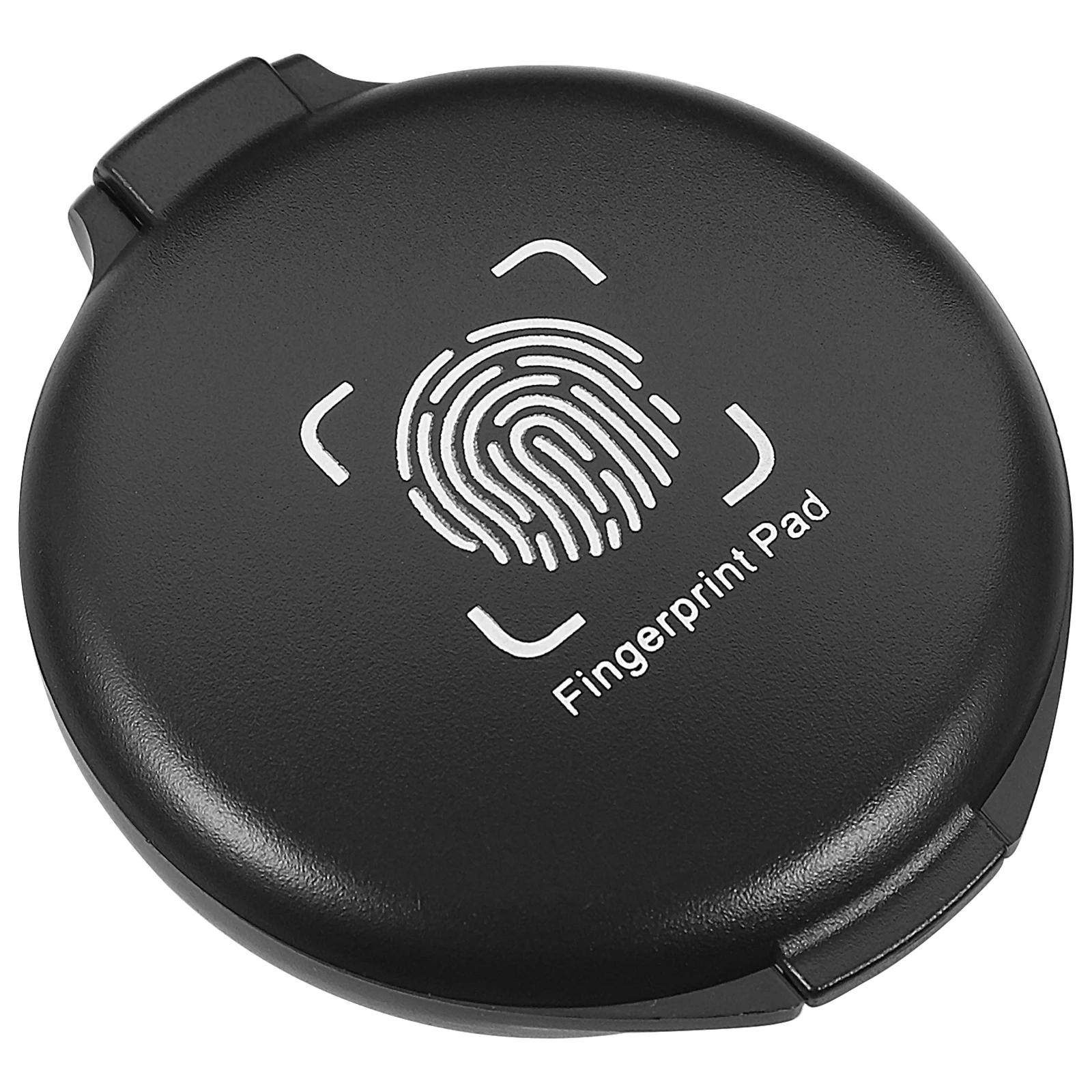 Mini Round Inkpad Compact Financial Stamp Pad Long-Lasting Ink Document File Stamp Pad Mini Ink Pads Document Accessory