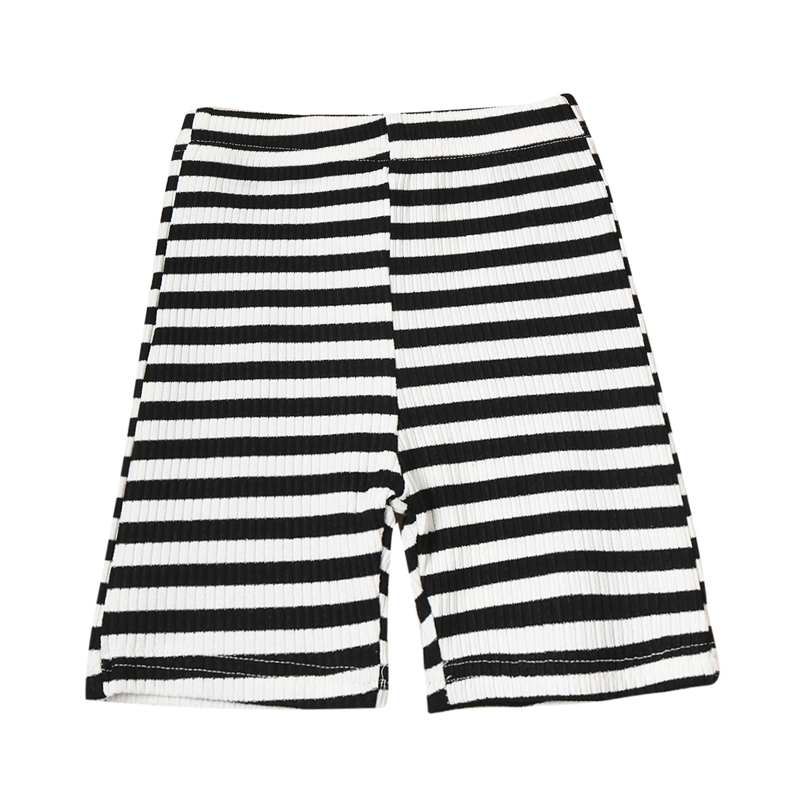 

Summer Baby Toddlers Girls Cotton Shorts Casual Clothing Ribbed Knit Half Pants Bike Shorts Elastic Breathable Sport Shorts 2023