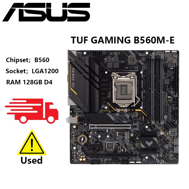 ASUS TUF GAMING B560M-E Intel B560 DDR4 LGA 1200 Micro ATX Motherboard