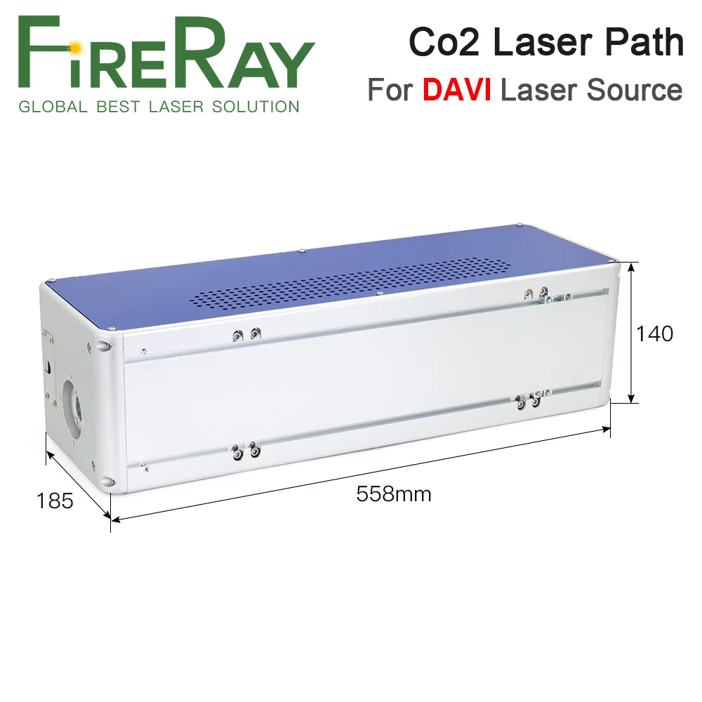 FireRay Co2 Laser Path Co2 Marcatura Sistema ottico Parte 510x140x165mm per DAVI Co2 Laser Souce