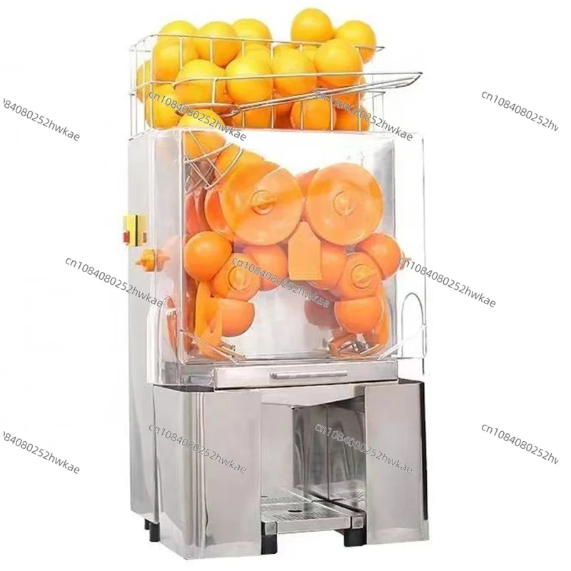 

Коммерческая соковыжималка для апельсинов, 120 Вт, автоматическая соковыжималка для апельсинов из нержавеющей стали, 20 апельсинов/мин