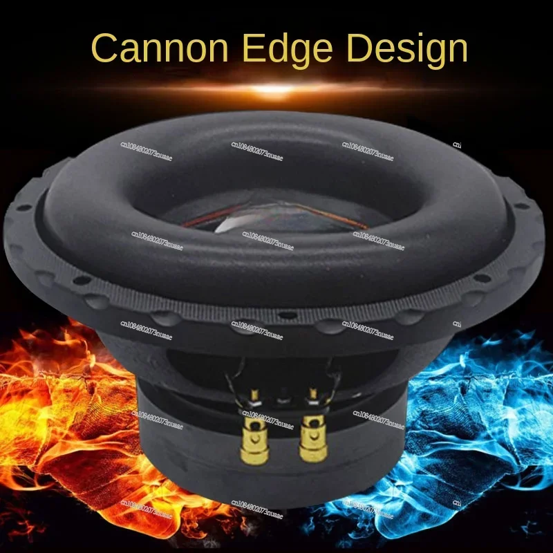 German Car Audio Speaker, Heavy Subwoofer, Double Voice Coil, Magnetic Pure Bass Passive, 8 