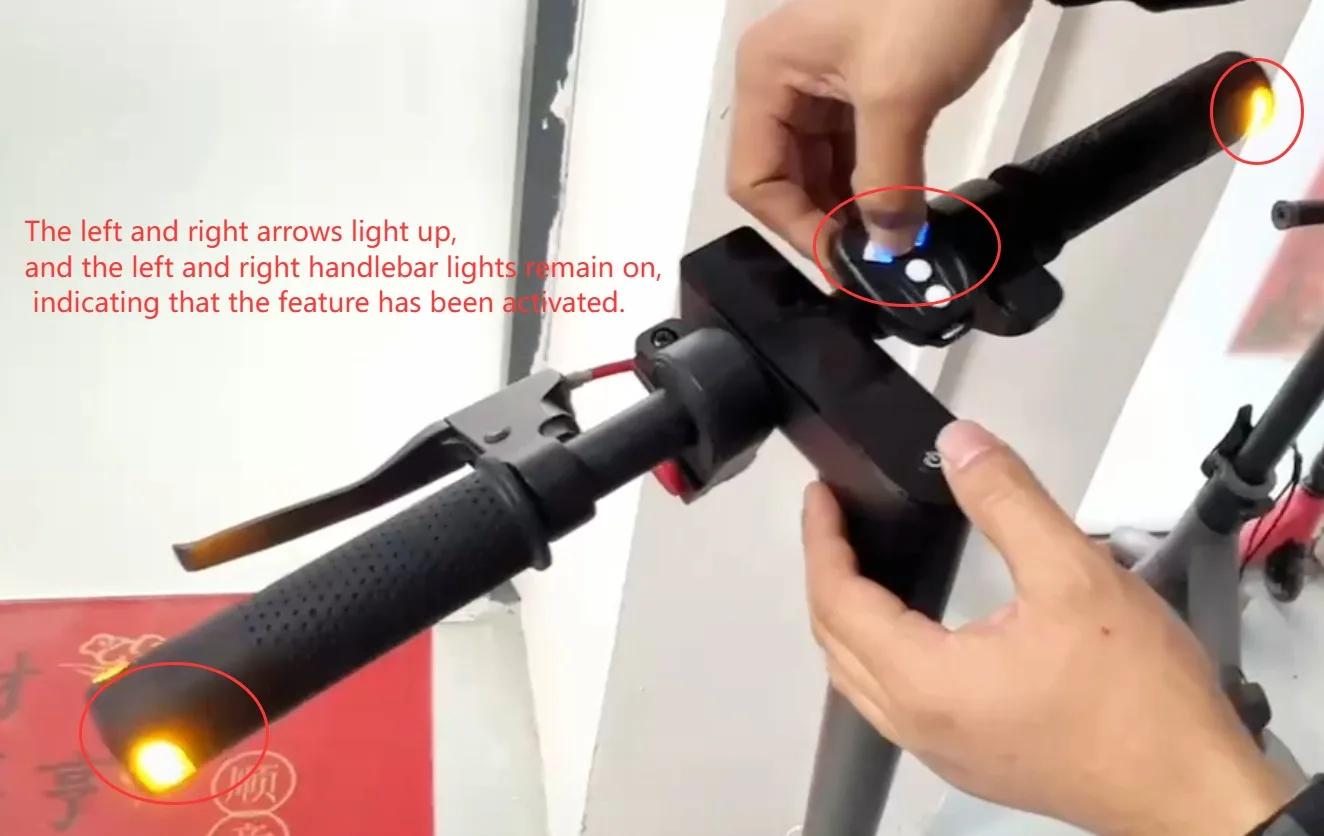 Für Xiaomi M365 1S Pro 2 Mi3 Mi4 Lenkergriffe oder Rücklicht Blinker für Ninebot Max G30 G2 für Hiboy – Detail 2