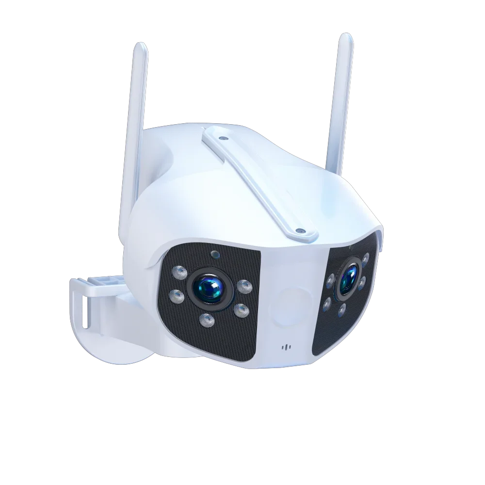 

Comprehensive Monitoring Outdoor Panorama Cam Real-time Picture-in-picture Camera 180° Wide-angle Monitoring 5MP HD Resolution