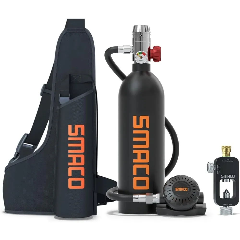 Scuba Tank Diving Gear for Diver 1L Mini Scuba Tank Oxygen Cylinder