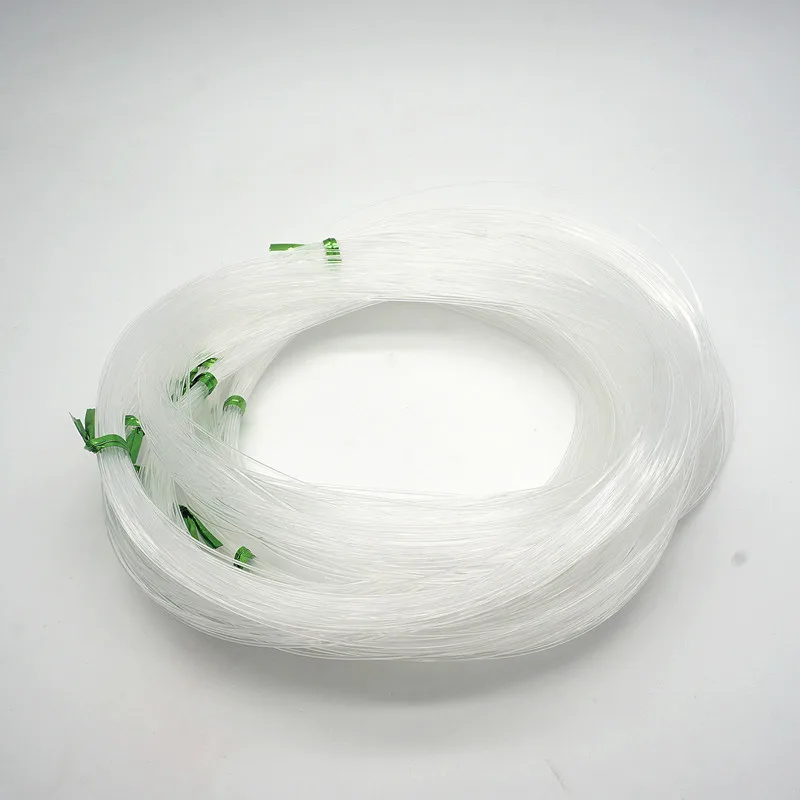 0.4 0.5 0.6 0.7 0.8 1 مللي متر ضياء كريستال النايلون الموضوع شفاف غير مرن خيط صنارة الصيد الديكور الحبل DIY بها بنفسك العثور على المجوهرات HK197