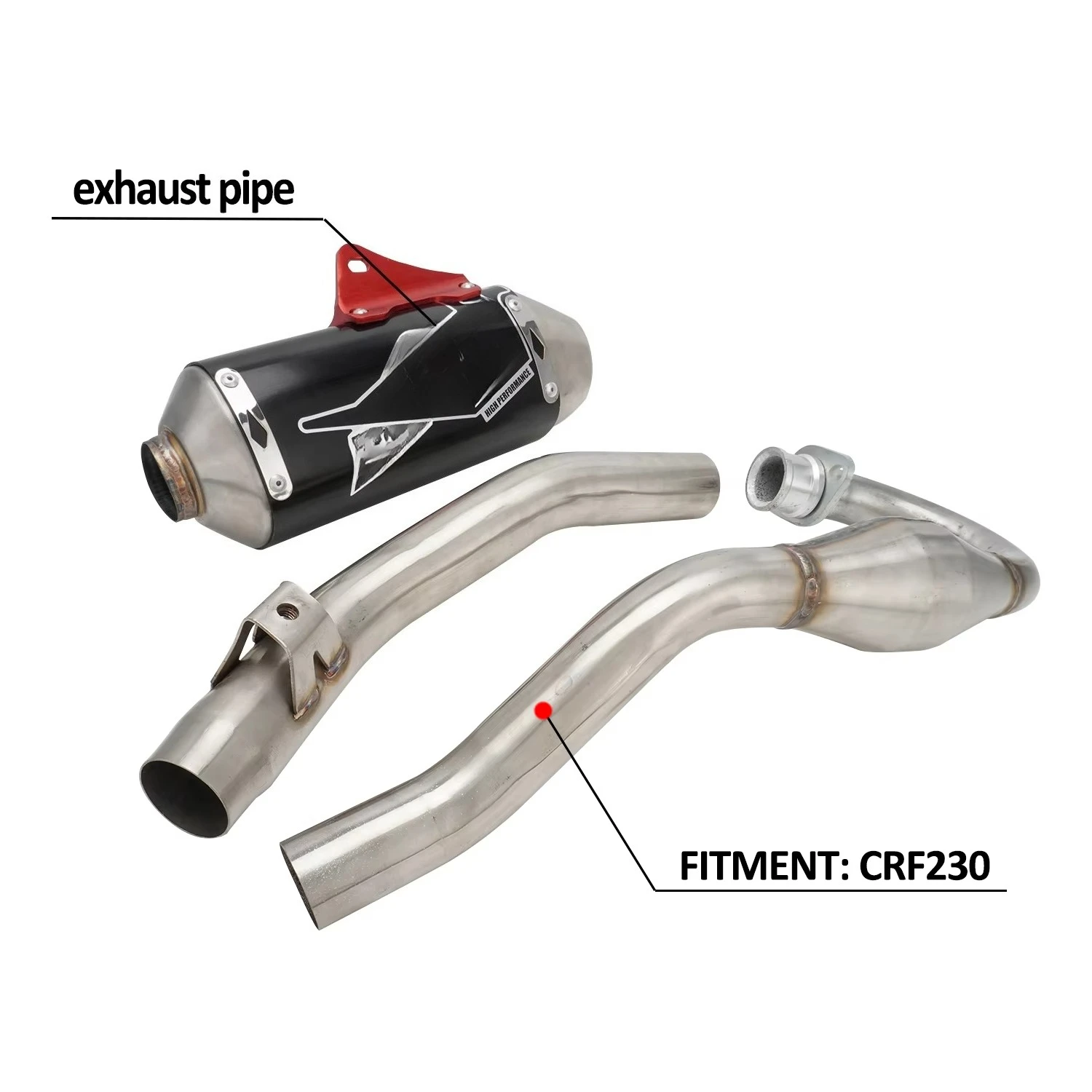 

Motorcycle Pipe CRF230 Exhaust Pipe CRF150 Exhaust Pipe