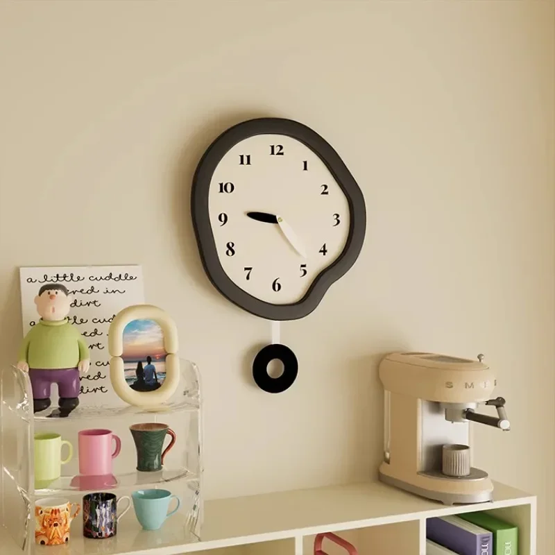*High Quality Wall Watch Clock Vertical Nordic Design Classic Wall Watch Clock Decoration Modern Reloj De Pared Living Room Deco