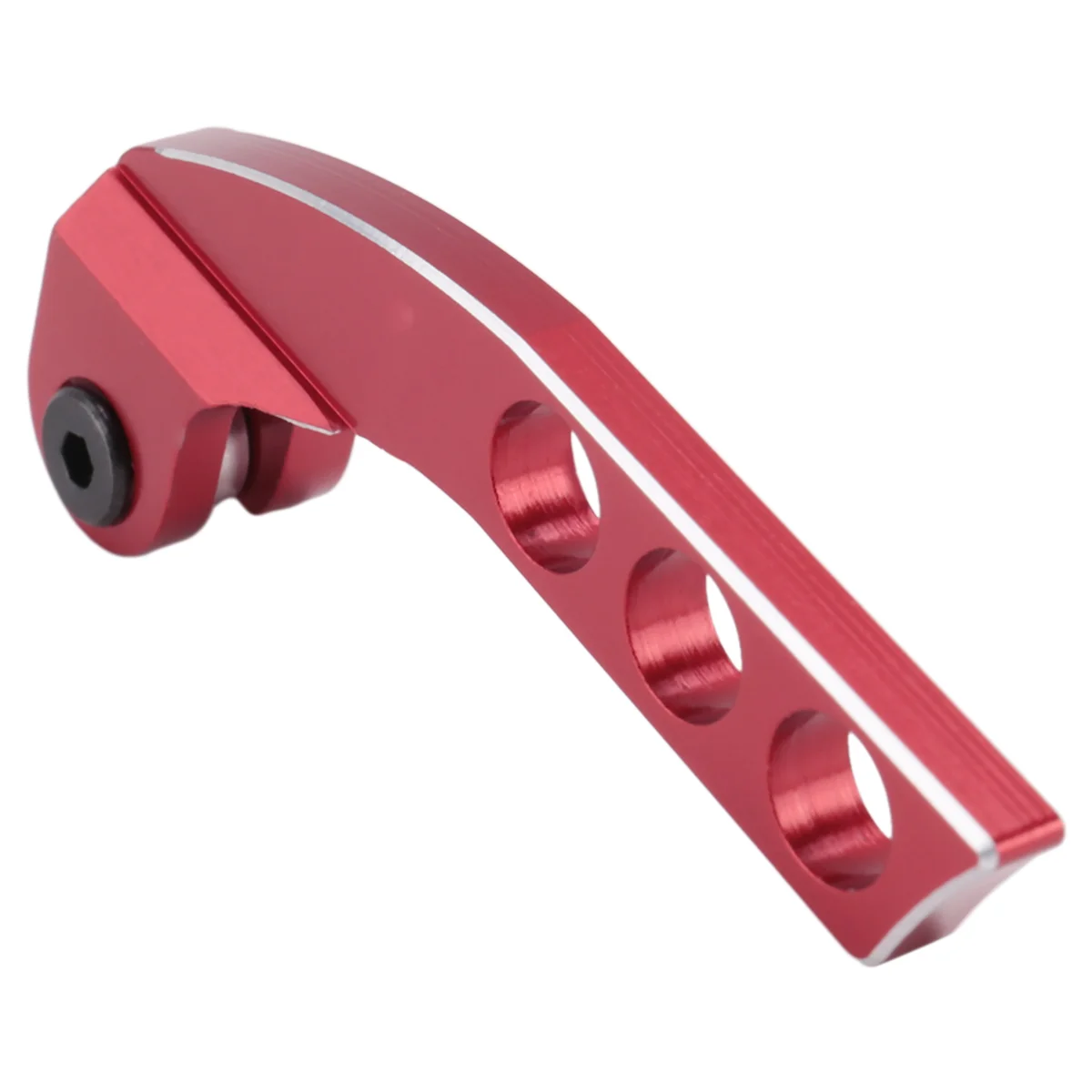 Ajustador de equilibrador de correa de cuello de transmisor de Metal de 4 agujeros para Control remoto Futaba Radiolink Frsky X9D RC, rojo Vertical