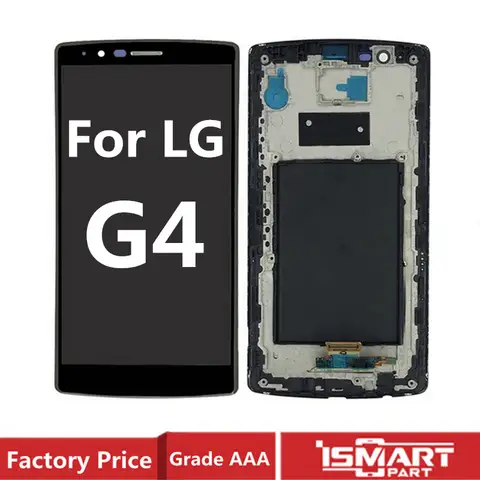 For LG G4 LCD H810 H811 H815 Display Touch Screen Digitizer Assembly With Frame Single Dual SIM Replacement Parts
