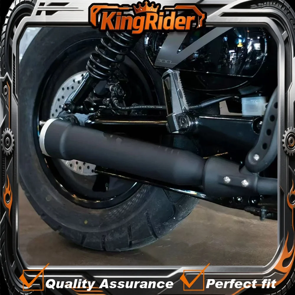 HYOSUNG GV300S Dedicated Motorcycle Modification: Straight-in Horseshoe Sound Muffler, Muffler, Exhaust Pipe Tail Section