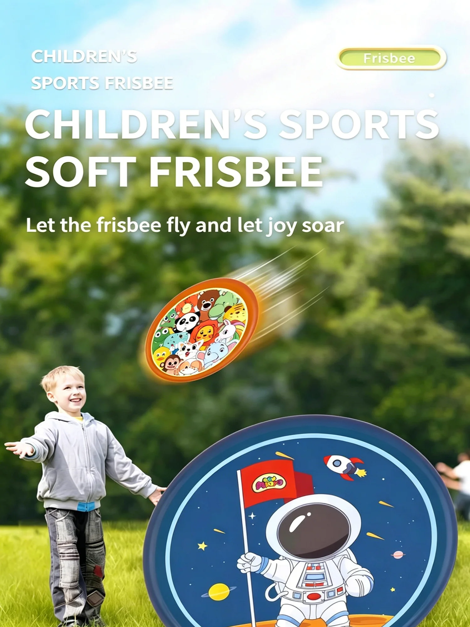 Kindersicheres Weiches Frisbee-Spielzeug für Outdoor-Wurfspiele, Eltern-Kind-Interaktion Spiralförmige Scheibe Wettbewerbssport – Detail 5