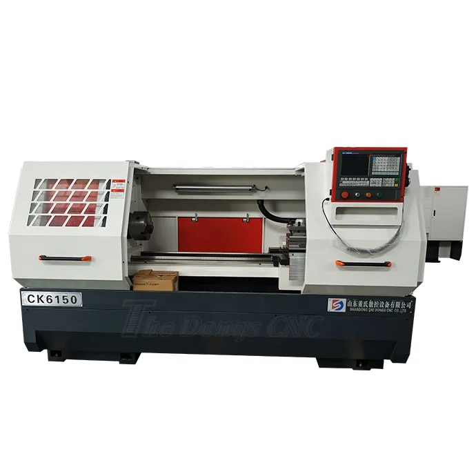 DONGS TCK66A High Precision 0.003mm 2-Axis Single Turning Center CNC Lathe Slant Bed Linear Guide Way GSK Control System Heavy
