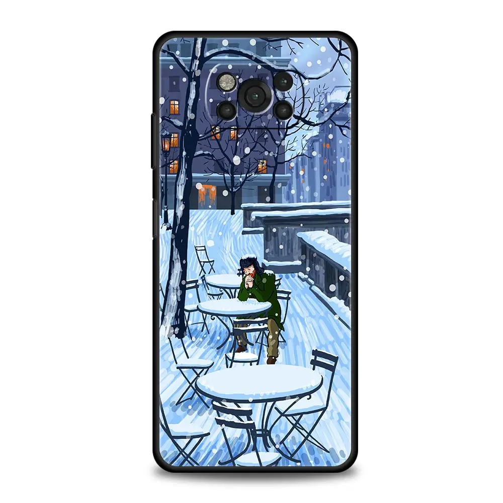 Phone Case For Xiaomi Poco X6 X5 X4 Pro 5G X3 NFC F5 F4 M5 M4 M3 F3 GT C51 C50 C55 Soft Cover Retro Van Gogh Oil Painting