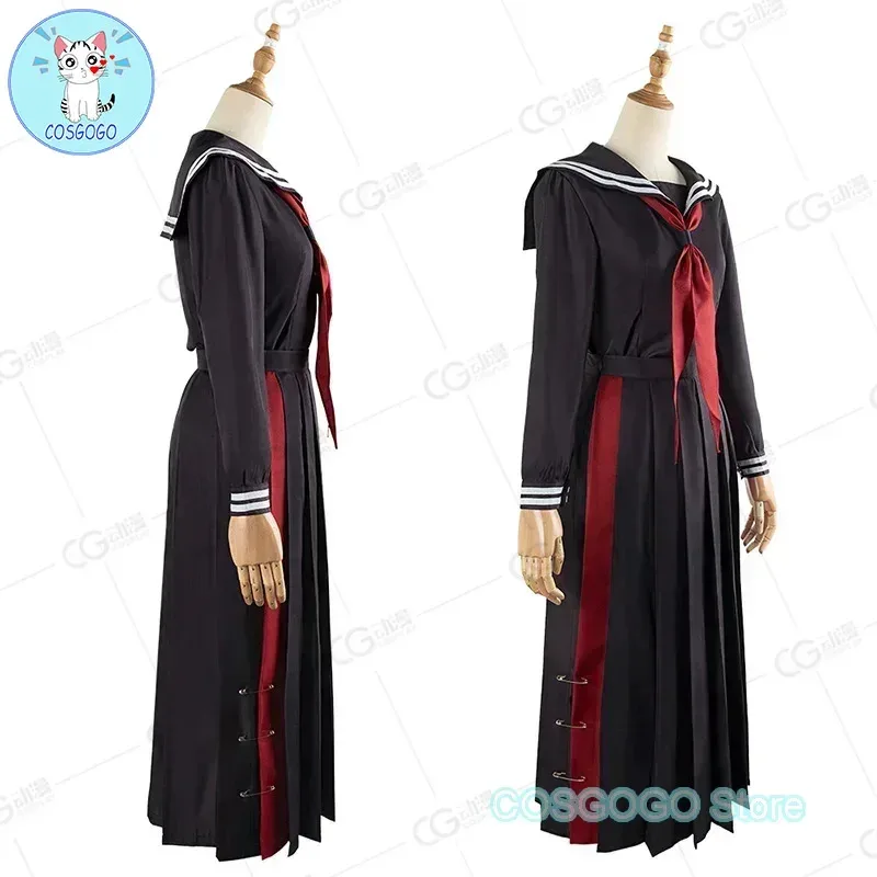 

COSGOGO Anime Higuchi Madoka Cosplay THE IDOLM@STER SHINY COLORS Dresss Cosume Party Clothig JK Uniform Women Shirt Skirt Tiea;2