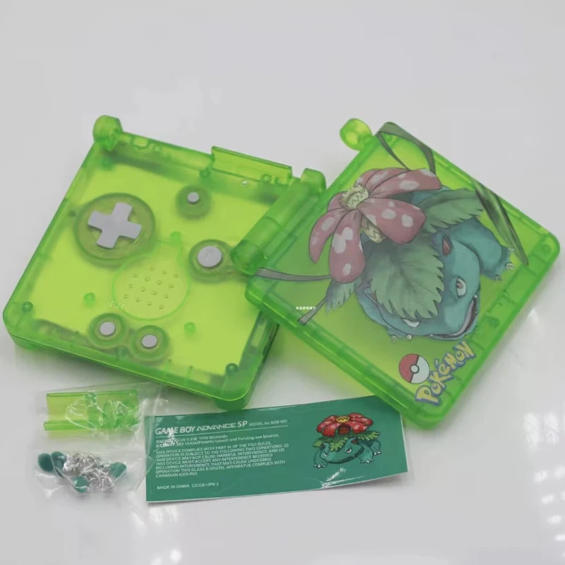 New Gba Sp Packaging And Shell Set Gengar Limited Edition Compatible With Ips Screen Limited Edition Diy Self-Made Gifts Model view 2