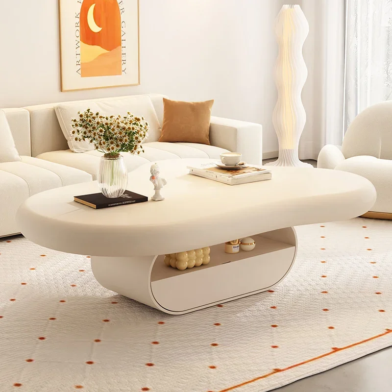 

Cream wind cloud coffee table living room household small apartment