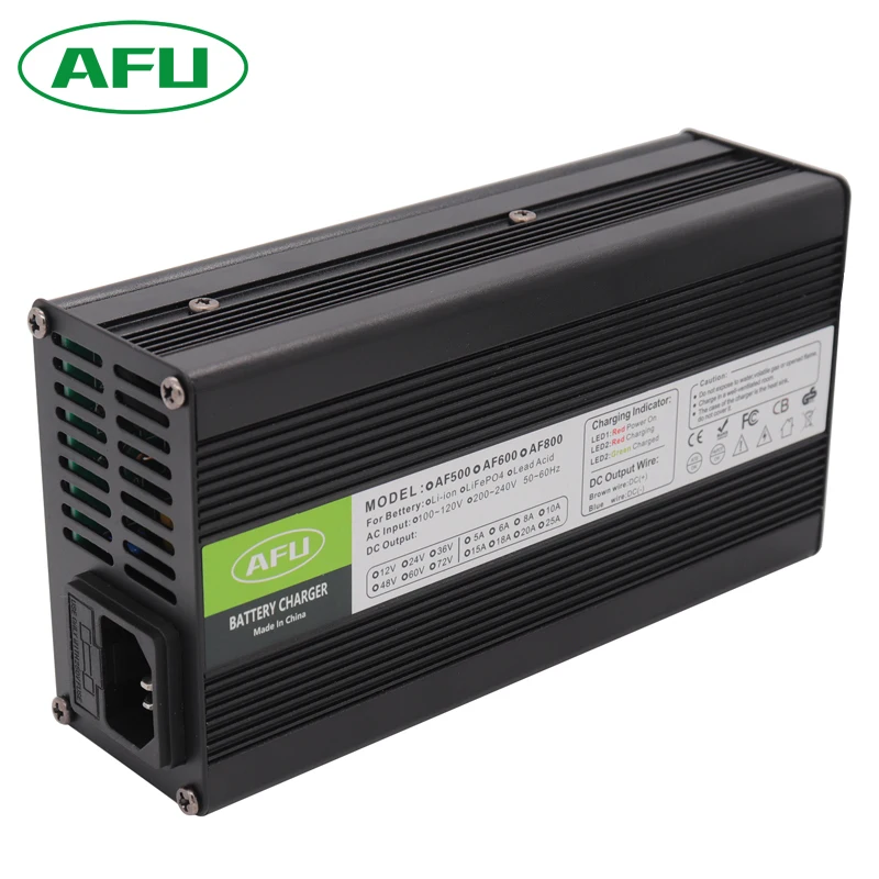 87.6V 5A Charger 24S 72V 76.8V LiFePO4 Battery Smart Charger 600W high power Charger E-bike Auto-Stop Smart Toolsr