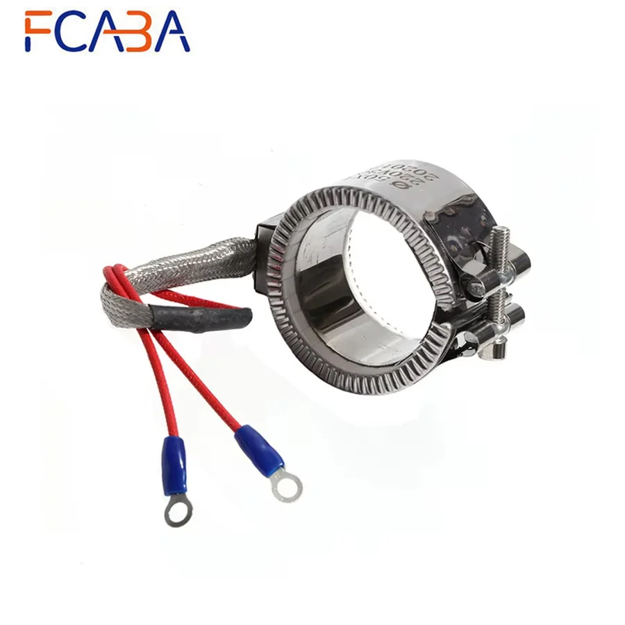 FCABA 50mm Inner Diameter 30~50 Height Ceramic Band Heater 110V/220V/380V 200W/250W/280W/320W/350W Heating Element