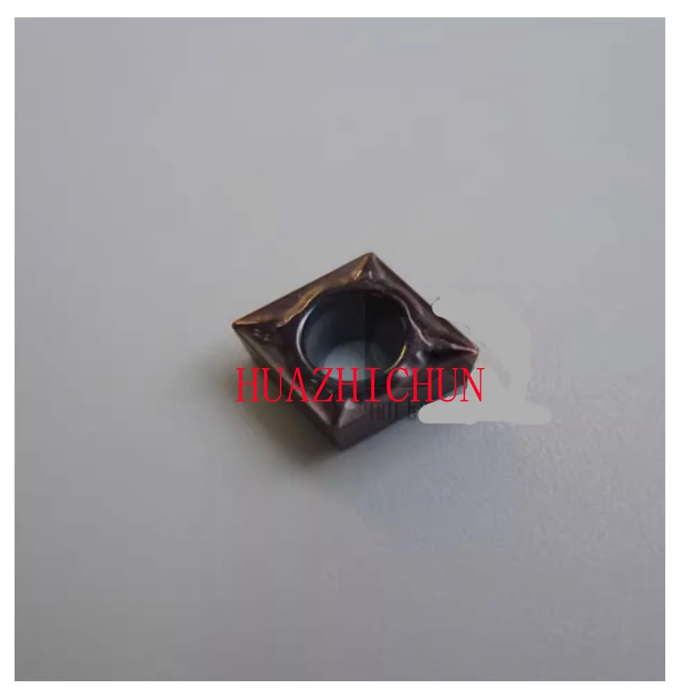 

HUAZHICHUN CCMT060202-FV VP15TF of CNC Carbide Inserts for Steel Turning Cutting Tools, Semi-Finishing Metal Cutting,