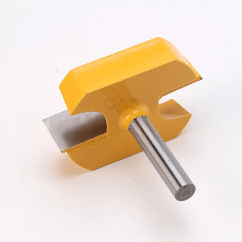 1PC Cleaning Bottom Router Bits with 8mm Shank,2-3/16 Cutting Diameter for Wood Surface Planing Router Bit