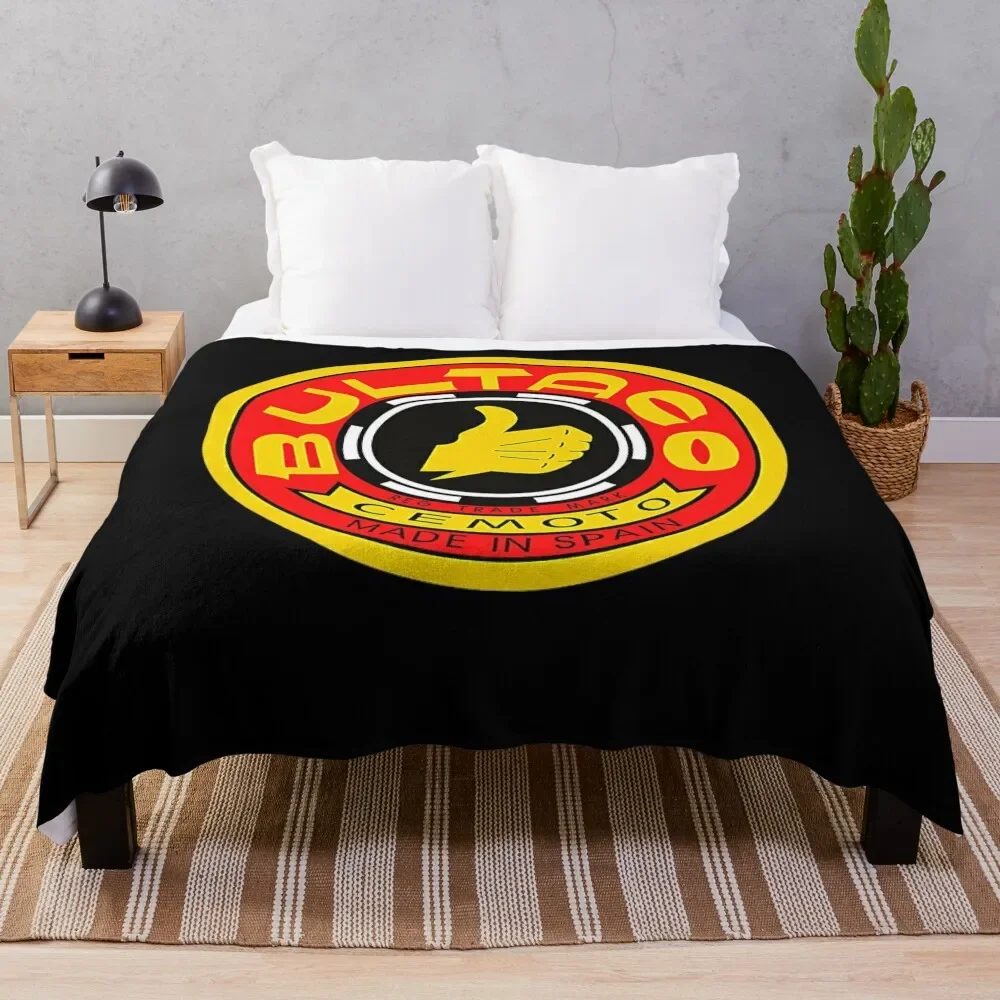 Bultaco Cemoto Motorcycle Logo T-Shirt Throw Blanket Sofa Throw for babies Bed Blankets