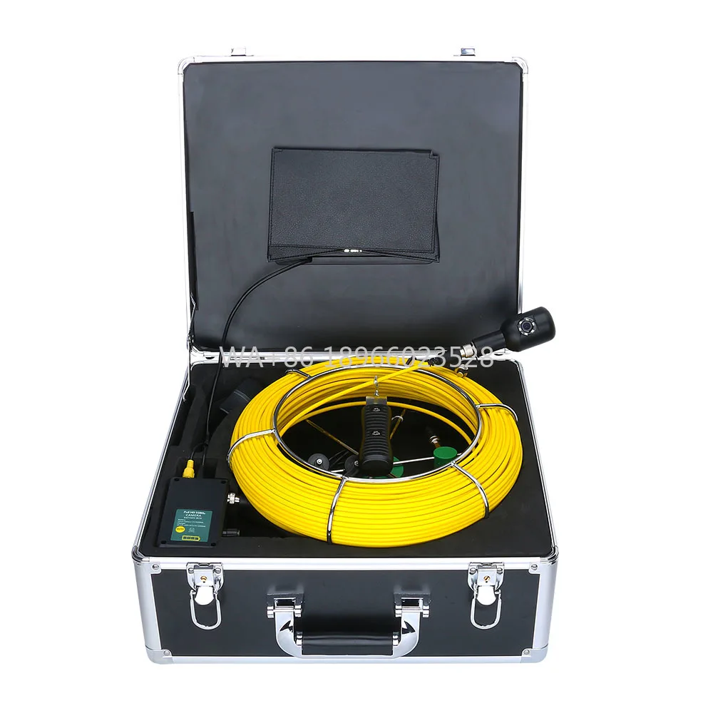 

Sale by Bulk 7inch 30M/50M 1080P HD Dual Camera Lens Drain Sewer Pipeline Industrial Endoscope Pipe Inspection Video Camera