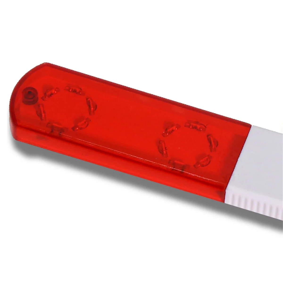 YKH_Flash Lampa alarmowa dla 1/10 RC D12 HSP, Traxs Axial Car, 145mm, czerwony i niebieski