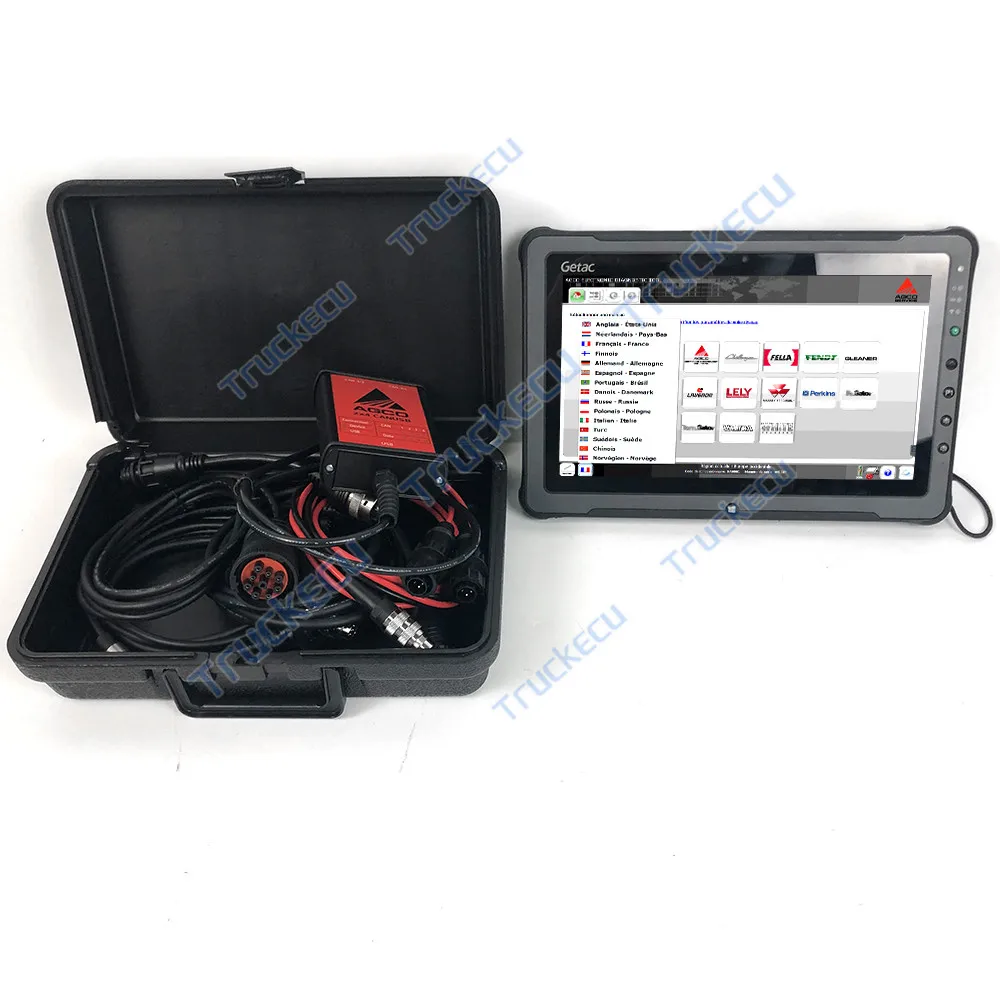 F110 tablet PC For AGCO 2X4 CANUSB FENDT EDT CANUSB interface agricultural tractor diagnostic tool AGCO FENDT FenDias
