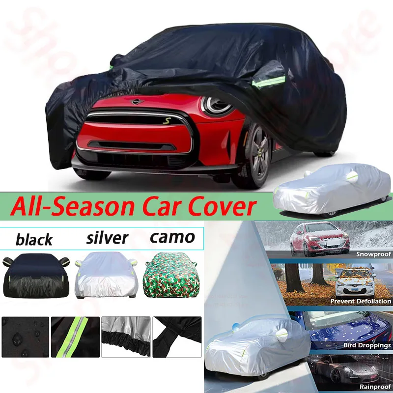 

Cover for Mini Cooper 2002-2024 Windproof All Weather Waterproof Sun Rain UV Dust Snow Protection Outdoor Cover