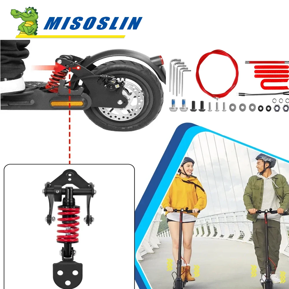 

Обновленная версия, комплект задней подвески для электрического скутера для Xiaomi M365 1S Pro2, задний амортизатор для скутера, детали амортизатора