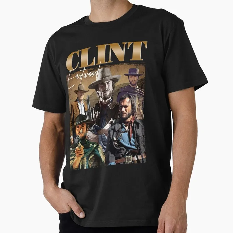 For a Few Dollars More Graphic T-shirt Clint Eastwood Sergio Leone Spaghetti Western Vintage Cowboy Bounty Hunter Print Gift Tee