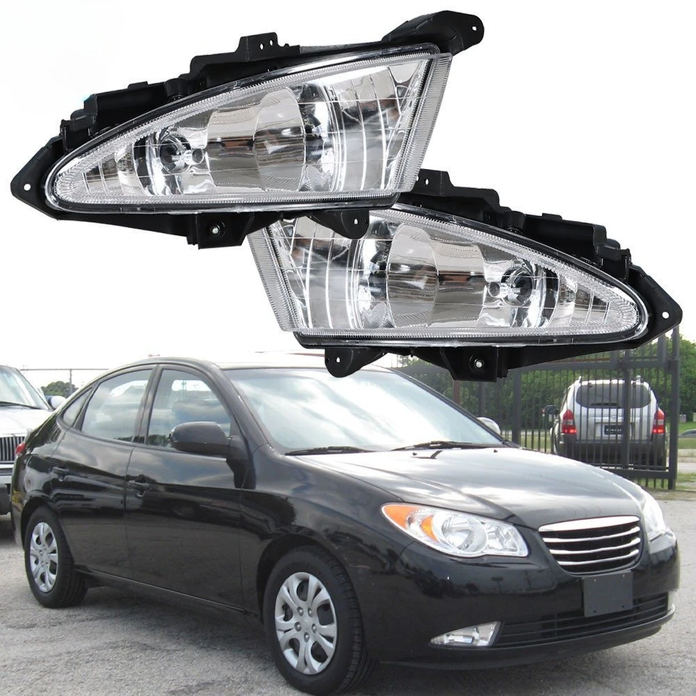 

For 2007-2010 Hyundai Elantra Driver & Passenger Side Driver Fog Lights Lamps 92201-2H000/92202-2H000